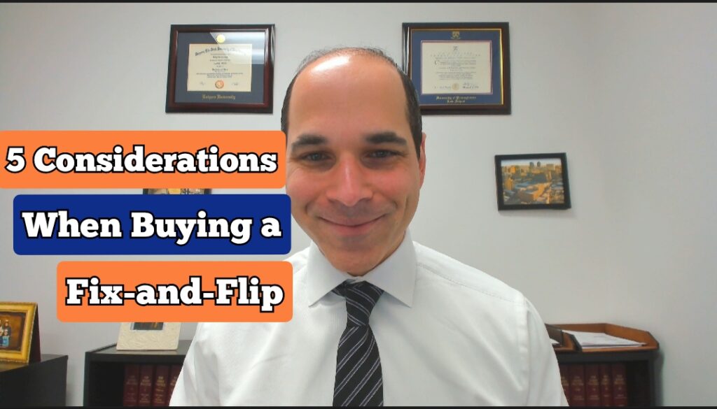 5 Considerations When Buying a Fix-and-Flip in New Jersey