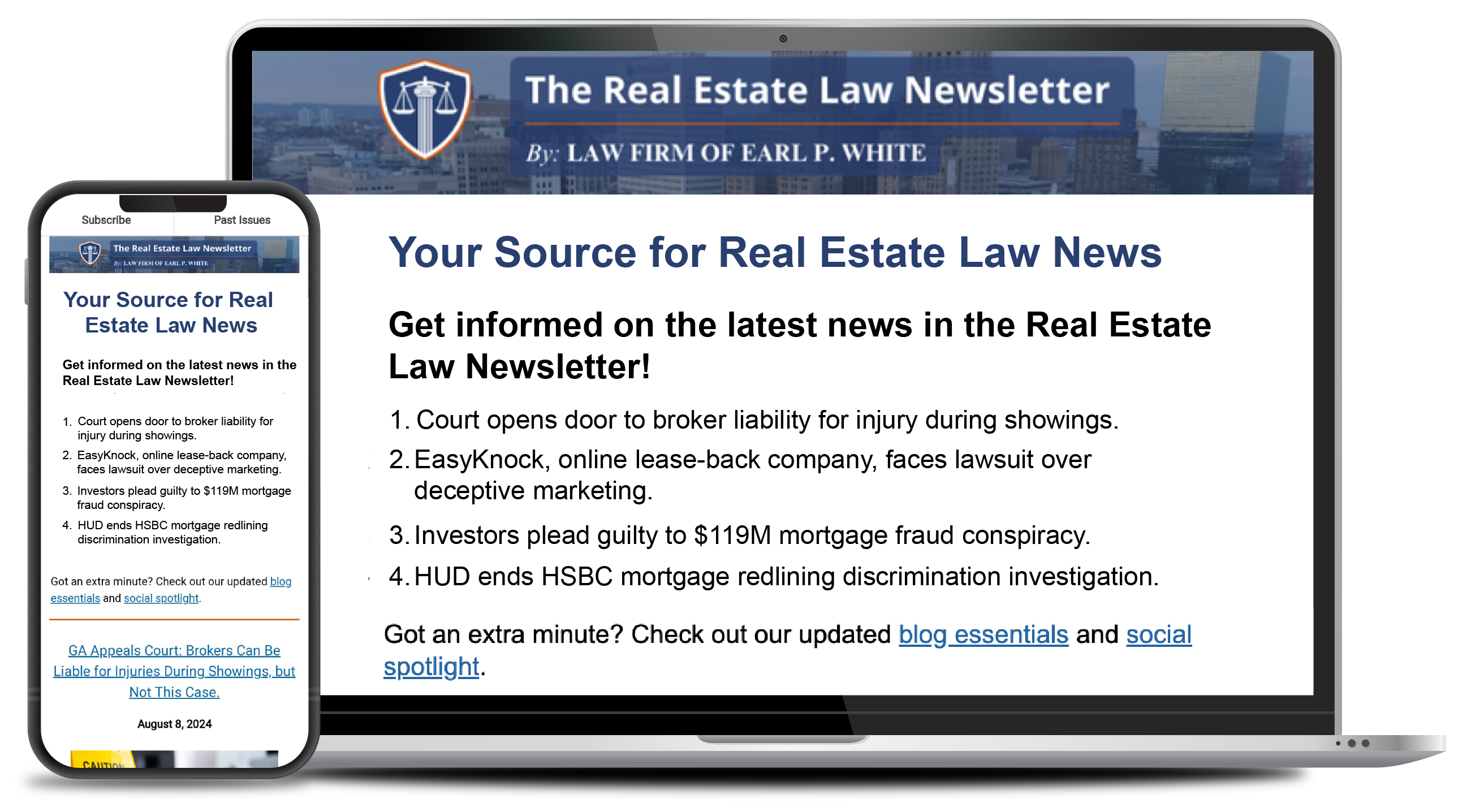 Join Real Estate Law Newsletter