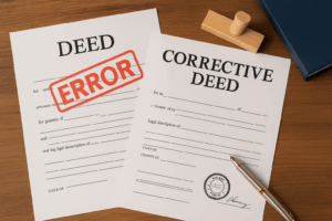 corrective deed