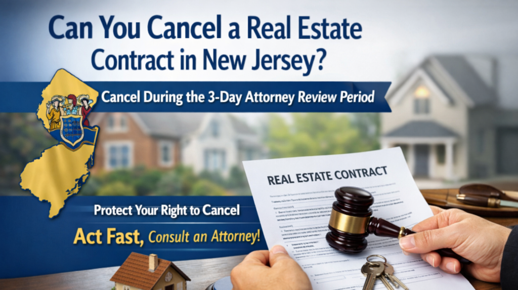 How to Cancel a Real Estate Contract in New Jersey