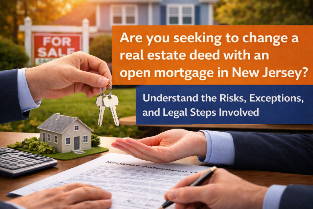 Transferring Ownership With an Open Mortgage in New Jersey