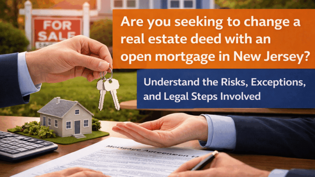 Transferring Ownership With an Open Mortgage in New Jersey