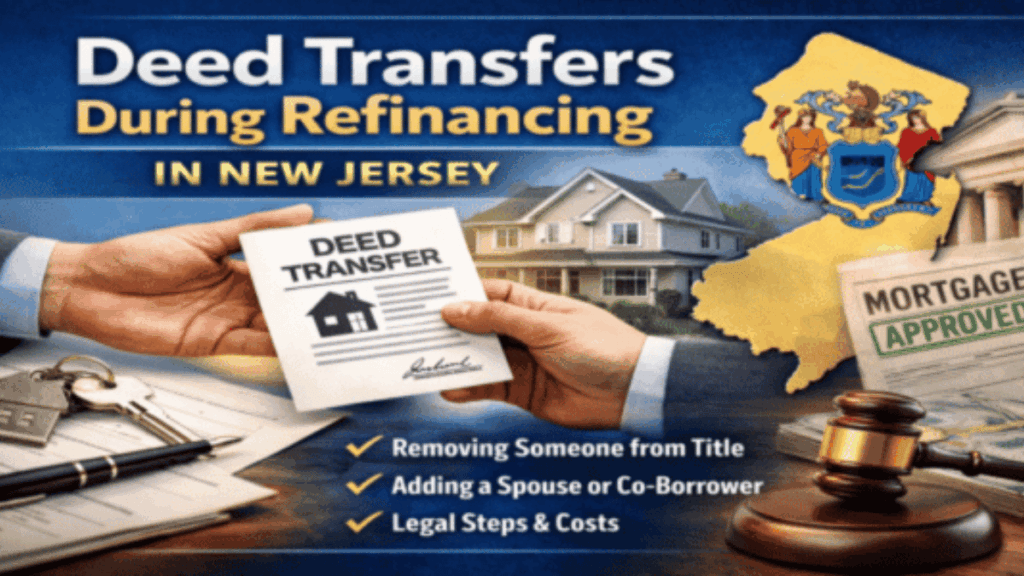Deed Transfers During Refinancing in New Jersey
