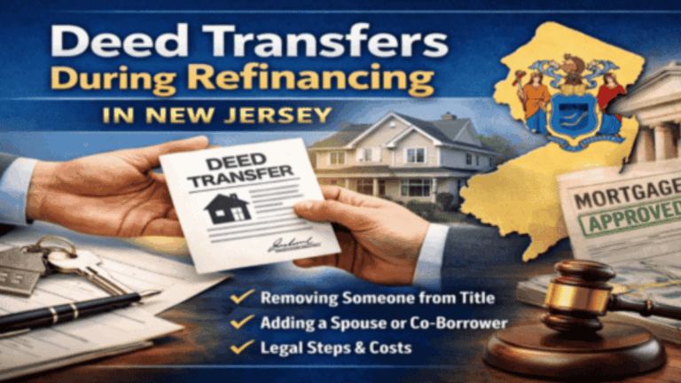 Deed Transfers During Refinancing in New Jersey