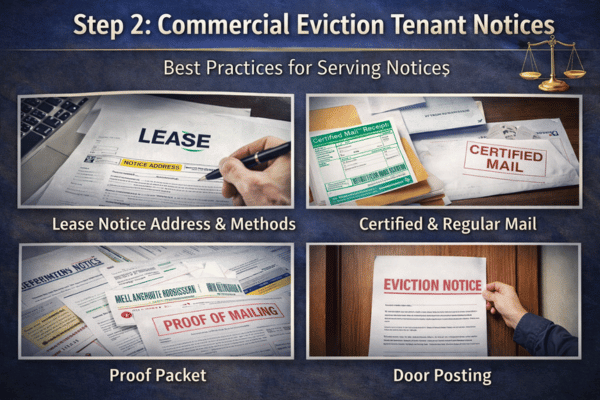 Step 2 Commercial Eviction Tenant Notices