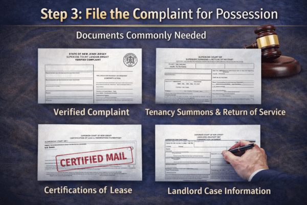 Step 3 File the Complaint for Possession