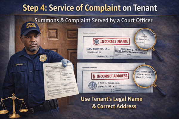 Step 4 Service of Complaint on Tenant