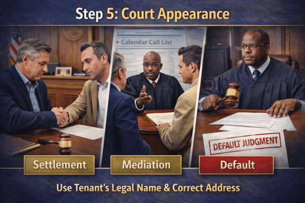 Step 5 Court Appearance