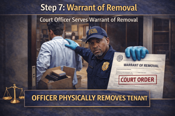 Step 7 Warrant of Removal